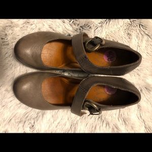 KORKS Kork-Ease Mary Jane Taupe Leather Shoes